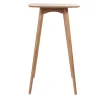 Table haute carrée frêne scandinave L60 cm BALTIK