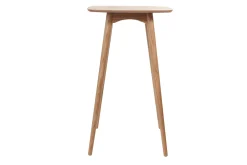 Table haute carrée frêne scandinave L60 cm BALTIK