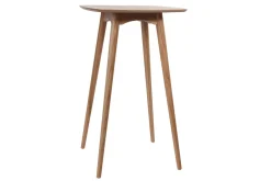Table haute carrée frêne scandinave L60 cm BALTIK