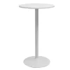 Table haute design ronde blanche D60 cm CALISTA