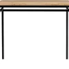 Table haute industrielle en bois manguier massif et métal noir L115 cm YPSTER