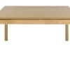 Table à manger carrée bois clair L140 cm SYLVA
