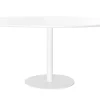 Table à manger design blanche ovale L170 cm HALIA