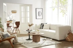 Table à manger design blanche ovale L170 cm HALIA