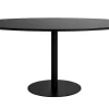 Table à manger design noire ovale L170 cm HALIA