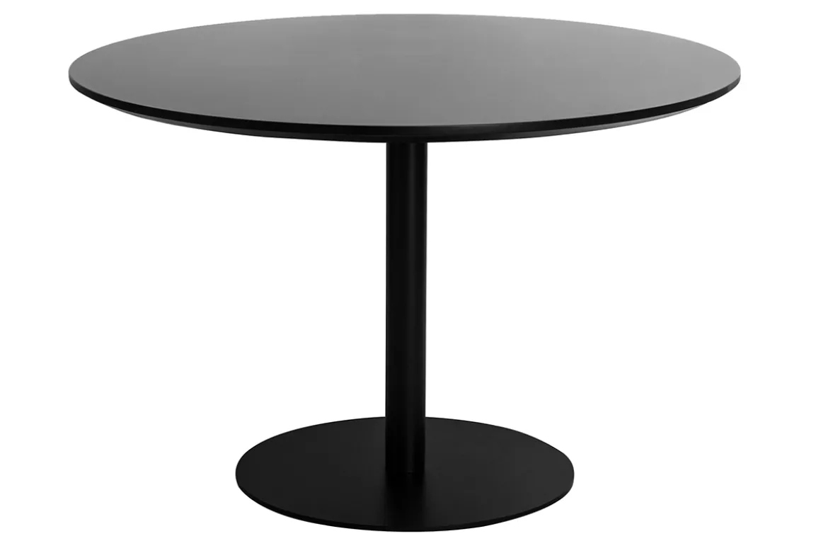 Table à manger design noire ovale L170 cm HALIA