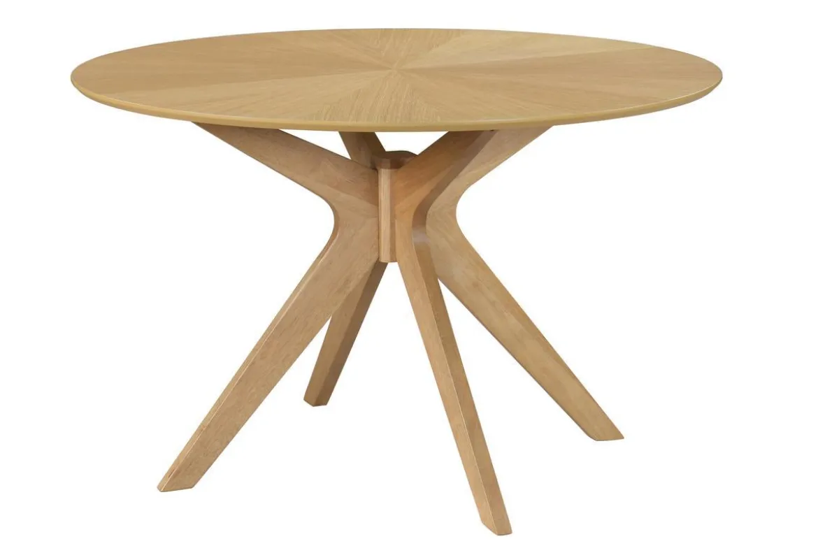 Table à manger design ovale chêne L160 cm DIELLI