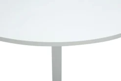 Table à manger design ronde blanche D90 cm CALISTA