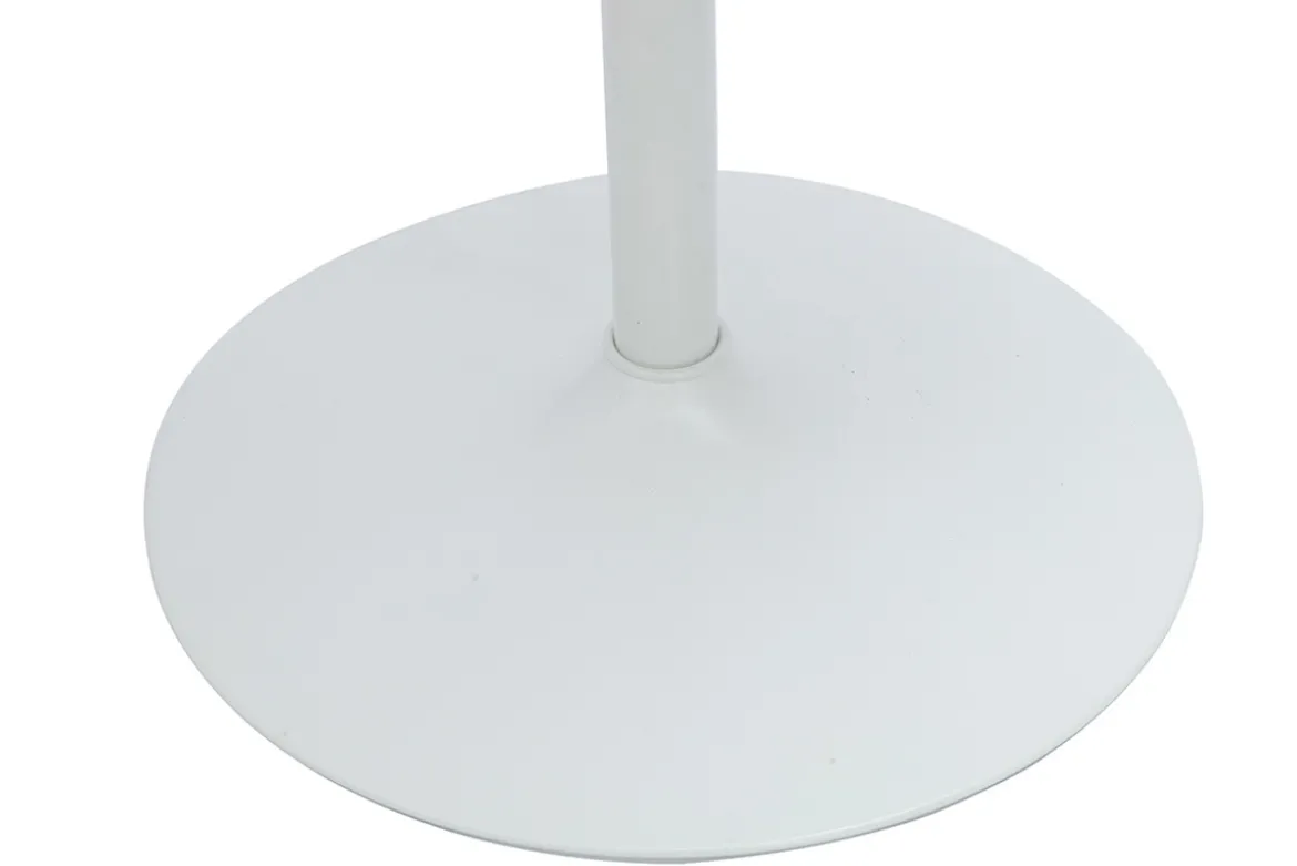 Table à manger design ronde blanche D90 cm CALISTA