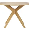 Table à manger design ronde chêne D120 cm DIELLI