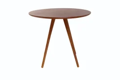 Table à manger design ronde noyer D90 ARTIK