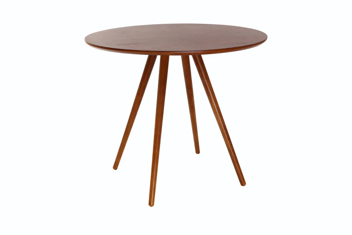 Table à manger design ronde noyer D90 ARTIK