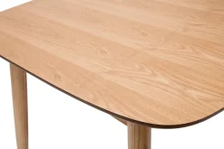Table à manger extensible carrée en bois clair L90-130 cm NORDECO