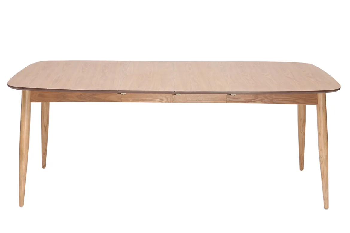 Table à manger extensible frêne L130-190 cm NORDECO