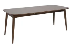Table à manger extensible noyer L130-190 cm NORDECO