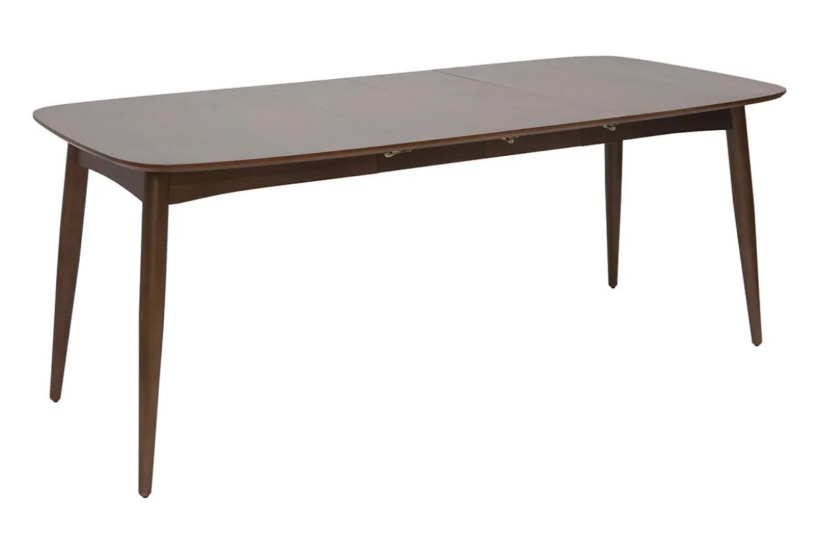 Table à manger extensible noyer L130-190 cm NORDECO