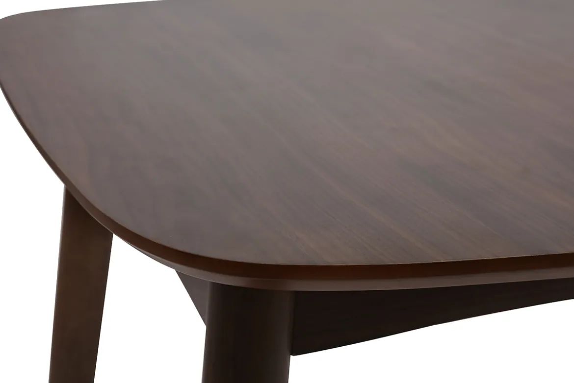Table à manger extensible noyer L130-190 cm NORDECO
