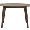 Table à manger extensible ovale en bois foncé L150-200 MARIK