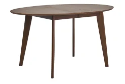 Table à manger extensible ovale en bois foncé L150-200 MARIK