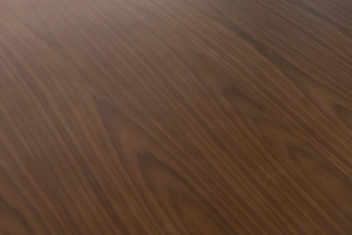 Table à manger extensible ovale en bois foncé L150-200 MARIK