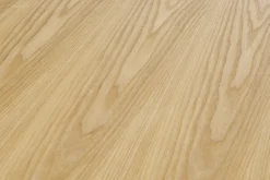 Table à manger extensible rectangulaire en bois clair L130-160 cm NORDECO