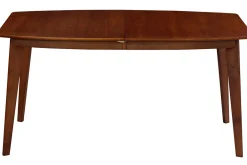 Table à manger extensible scandinave noyer L150-200 cm LEENA