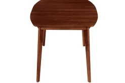 Table à manger extensible scandinave noyer L150-200 cm LEENA