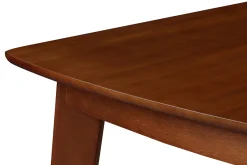 Table à manger extensible scandinave noyer L150-200 cm LEENA