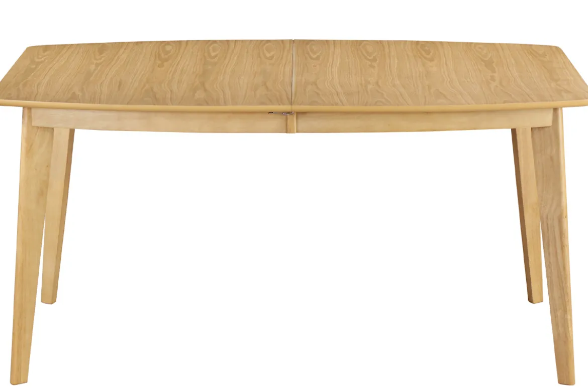Table à manger extensible scandinave en bois clair L150-200 LEENA