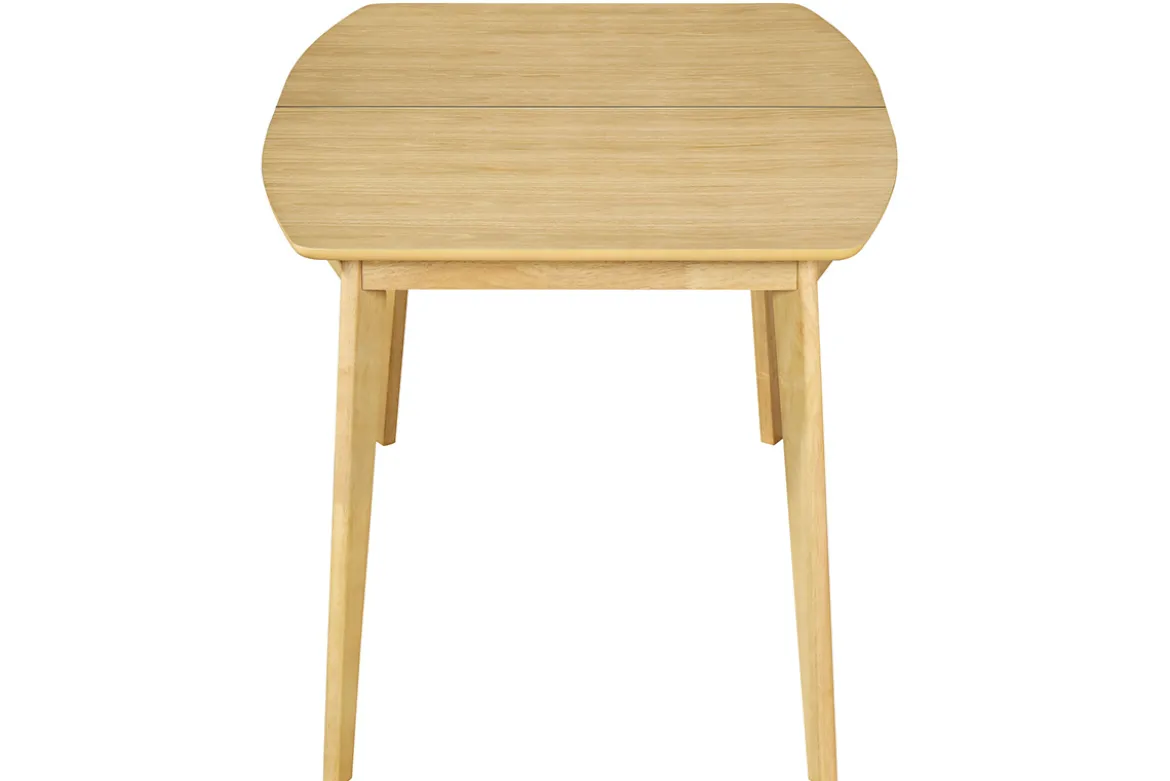 Table à manger extensible scandinave en bois clair L150-200 LEENA