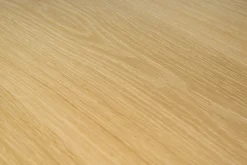 Table à manger extensible scandinave rallonges intégrées en bois clair chêne L168-228 cm LEENA