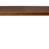 Table à manger extensible scandinave rallonges intégrées en bois foncé noyer L168-228 cm LEENA