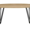 Table à manger ovale en bois manguier massif L160 cm VIBES