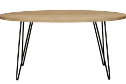 Table à manger ovale en bois manguier massif L160 cm VIBES