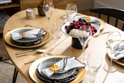Table à manger ovale en bois manguier massif L160 cm VIBES
