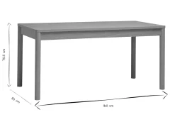 Table à manger rectangulaire avec rangements finition bois clair chêne L160 cm IZZIE