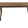 Table à manger rectangulaire bois foncé noyer L120 cm ELION
