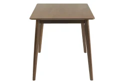 Table à manger rectangulaire bois foncé noyer L120 cm ELION