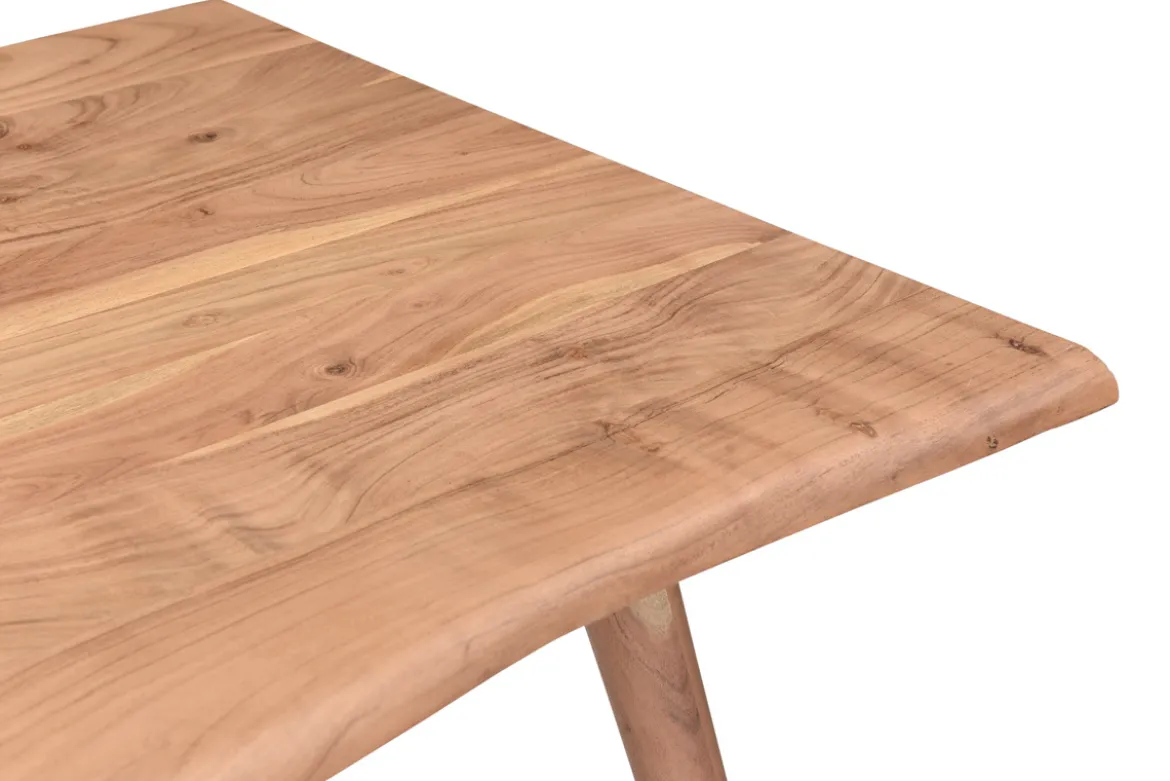 Table à manger rectangulaire en bois massif L175 cm SAVANA