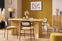 Table à manger rectangulaire en bois manguier massif L180 cm SOTA