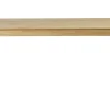 Table à manger rectangulaire extensible rallonge intégrée en bois clair chêne massif L160-245 cm NELYA
