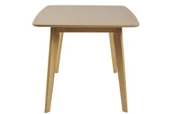 Table à manger rectangulaire scandinave bois clair chêne L150 cm LEENA