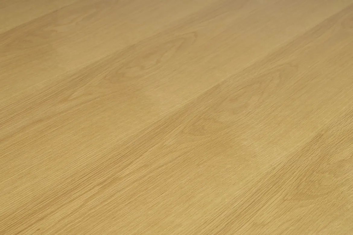 Table à manger rectangulaire scandinave bois clair chêne L150 cm LEENA