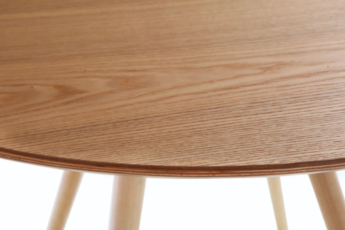 Table à manger ronde bois clair D90 cm ARTIK