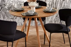 Table à manger ronde bois clair D90 cm ARTIK