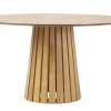 Table à manger ronde en bois clair chêne D137 cm DITA