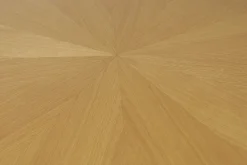 Table à manger ronde en bois clair chêne D137 cm DITA