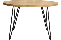Table à manger ronde en bois manguier massif D116 cm VIBES