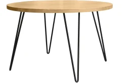 Table à manger ronde en bois manguier massif D116 cm VIBES
