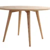 Table à manger ronde frêne D120 cm LIVIA